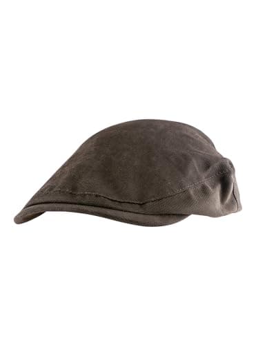 Image of JACK PYKE Ashcombe Men's Flat Cap – Breathable Nyco Outdoor Country Hat with Waterproof TPU Membrane for Hunting, Shooting & Walking - Size 60 Brown