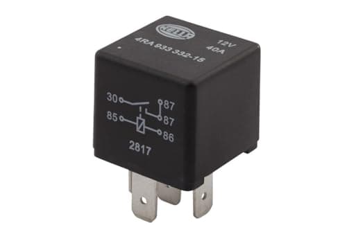 Image of HELLA 4RA 933 332-151 Relay, main current - 12V - 5-pin connector - Normally Open Contact