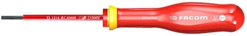 Image of FACOM AT3X75VE Insulated Protwist Screwdrivers 1000 Volt for Slotted Screws