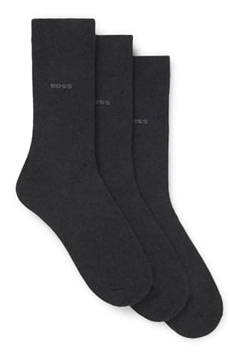 Image of BOSS Mens 3P RS Uni CC Three-pack of cotton-blend socks in a regular length