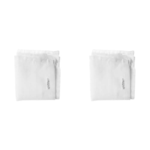 Image of Kilner 50 x 50 cm Muslin Square, White (Pack of 2)