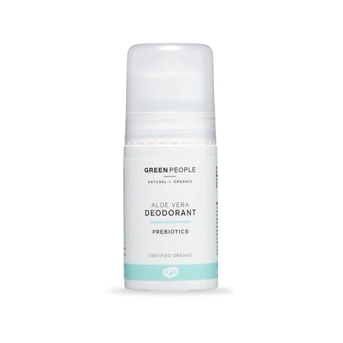 Image of Green People Aloe Vera and Prebiotics Deodorant - No Pore-Clogging Aluminium - Suitable for Sensitive Skin - Organic, Cruelty Free & Vegan, 75ml
