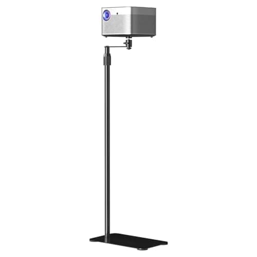 Image of suptek Projector Stand 360°Swivel, Sofa Against Wall Hidden Projector Floor Stand, Height Adjustable, Mini Floor Mount Bracket Compatible with Home Office Video Vlog DVR Camera PR001FP