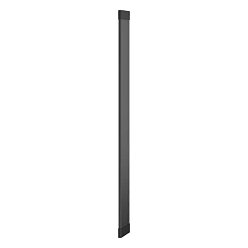Image of Vogel's TVA 7000 Cable Duct Black, Up to 6 Cables, Minimum Distance to Wall Only 1.4 cm, Length of 100 cm, Aluminium, Suitable for Cable Types such as HDMI, USB, AUX or Power Cables