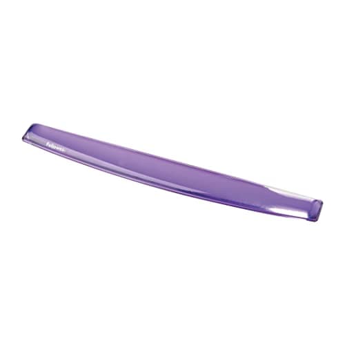 Image of Fellowes Crystals Gel Keyboard Wrist Rest - Ergonomic Wrist Support with Non Slip Rubber Base for Computer Laptop and Home Office - Purple