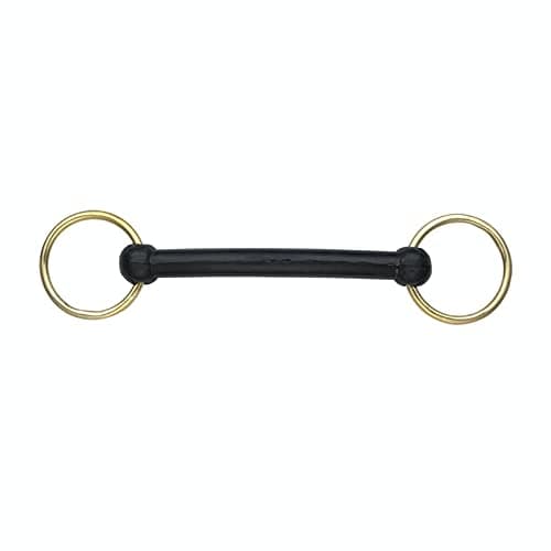 Image of Shires Rubber Covered Overcheck Bradoon 4.5"