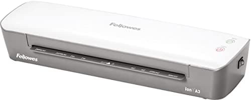 Image of Fellowes Ion A3 Laminator for Office, Home Office - Hot Laminating Pouches up to 125 Micron Thick - with 10 A4 Laminating Pouches