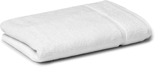 Image of Panda® Bamboo Towel | Soft & Fluffy Organic Bamboo & Cotton | Super Absorbent & Quick Drying | Perfect for Sensitive Skin (Pure White, Hand Towel)