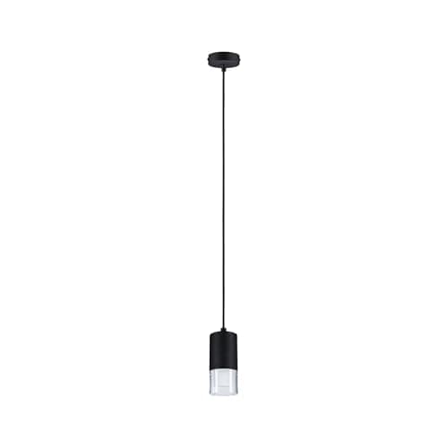 Image of Paulmann 79997 LED Pendant luminaire Kame IP44 9W Clear Black dimmable 230V Ceiling luminaire 3000K Bathroom Lighting 700lm