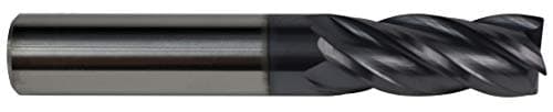 Image of Presto 408489.0 Solid Carbide Factory Standard Plain Shank 4-flute End Mill, 9.00mm Diameter, 75mm Length, 25mm Flute Length