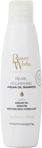 Image of Beauty Works Pearl Nourishing Sulfate Free Argan Oil Shampoo 50ml SLE & Paraben Free