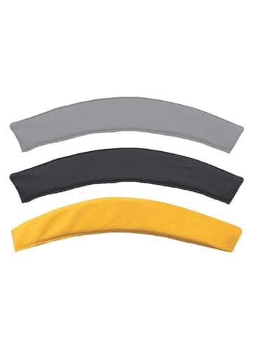 Image of SHREY Swoppa Band 8mm Cricket Helmet Accessories Protective Gear | Pack of 3 Black, Grey, Yellow