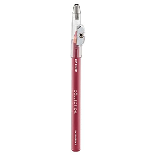 Image of Collection Cosmetics Long-Lasting Lip Liner Pencil with Sharpener, Raspberry