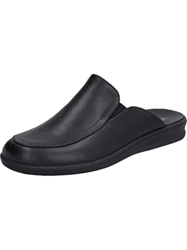 Image of Westland Men Slippers Belfort 20, Men´s Slippers,Width G (Regular),House Slippers,Mules,Garden Shoes,Casual Shoes,Black (Schwarz),50 EU / 15 UK