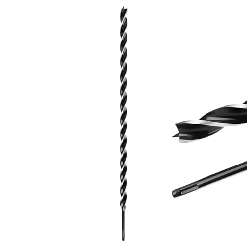 Image of MOXPIFY Extra Long 20mm x 600mm Auger Drill Bit SDS Plus, SDS Wood Auger Drill Bits for Woodworking