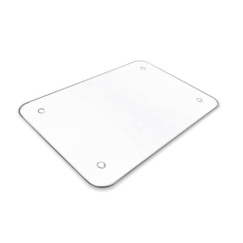 Image of Pagnanno. Chopping Board-Catering Cutting Set-Kitchen Board-Glass Worktop Savers-Sink Chopping Board-Large-Worktop Protectors Heat Resistant Clear Design (Design 11, 40 x 30 cm (Pack of 1))