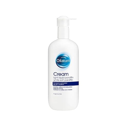Image of Oilatum Emollient Cream for Eczema, Psoriasis and Dry Skin Conditions, Soothing Formula for Sensitive Skin, Hydrating Relief for Itchy, Irritated Skin, Dermatologist Recommended, 1 x 500ml