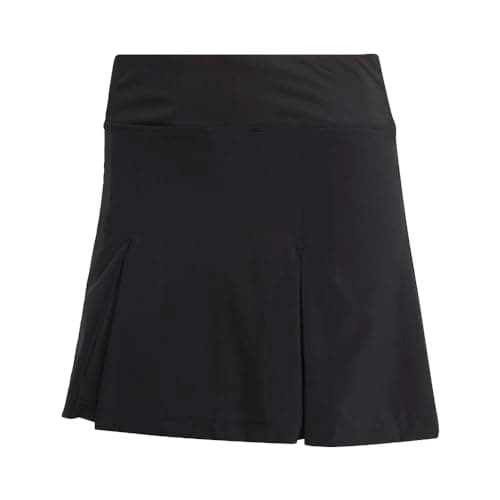 Image of adidas Womens Club Pleated Tennis Skirt, Black, M