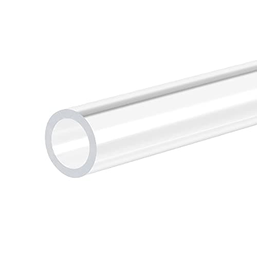 Image of sourcing map Acrylic Pipe Rigid Round Tube Clear 12mm ID 16mm OD 305mm for Lamps and Lanterns,Water Cooling System