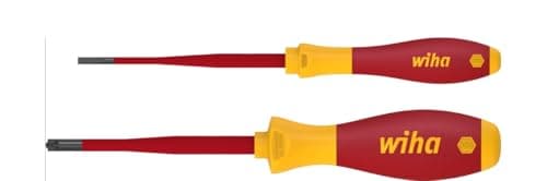 Image of Wiha WHA-36333 Slim Fix VDE Slotted & Slotted/PZ2 TERMINAL two piece set