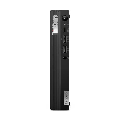 Image of Lenovo ThinkCentre M70q Gen 3 Tiny PC – i5-12400T (6 Cores, 1.8/4.2GHz), 1TB PCIe Gen 4.0x4 NVMe, 16GB DDR4, Intel UHD Graphics 730, GbE, WIFI 6 & Bluetooth 5.1, Windows 11 Pro (Renewed)