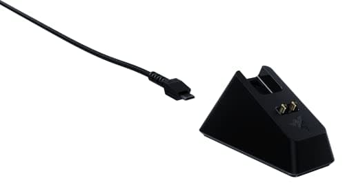 Image of Razer Mouse Dock Chroma - Wireless Mouse Charging Dock Chroma RGB (Magnetic Dock with Charge Status RGB Lighting, Anti-slip Gecko Feet) Black