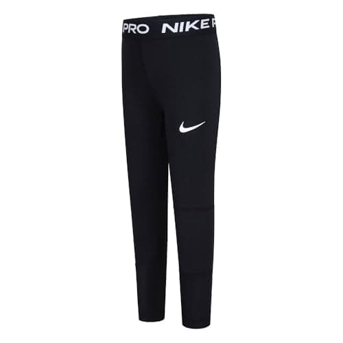 Image of Nike Girl's Pro Leggings, Black, 6/7 Years