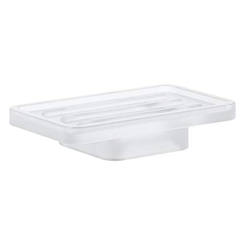 Image of GROHE Selection | Bathroom Accessories | Cube Soap Dish | Glass Matt | 40806000