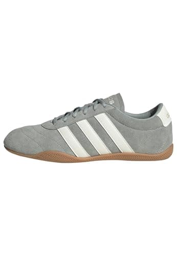Image of adidas Womens Grand Court Low, Wonder Sage/Off White/Zero Metallic, 7.5