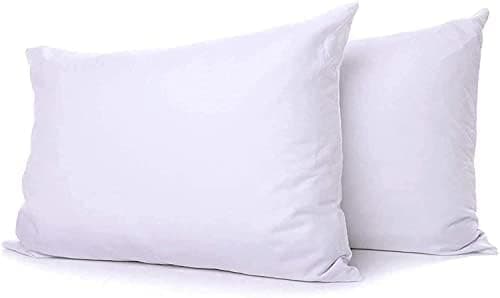 Image of Oliver Bedding Soft Poly Cotton Hotel Pillows 2 Pack, Designed For Ultimate Luxury Sleep Experience, Breathable Premium Quality Hotel Pillow (2)