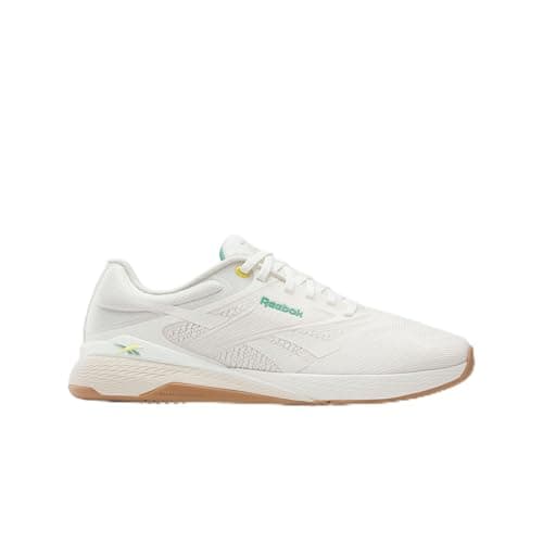 Image of Reebok Unisex Nano X5 Trainers, Chalk Alabaster Upgrade Green, 9.5 UK