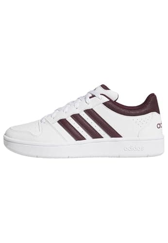 Image of adidas Men's Hoops Classic Shoes, FTWR White/Maroon/FTWR White, 10 UK