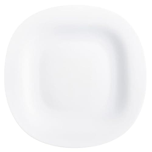 Image of Luminarc Carine Glass Dinner Plate, White, 26.5 cm