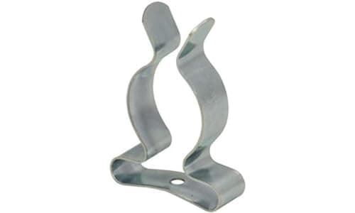 Image of Merriway BH05862 (25 Pcs) Tool Storage Clip Spring Steel Bright Zinc Plated, 19mm (3/4 inch) - Pack of 25 Pieces