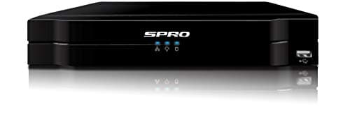 Image of Spro DHIPNVR04-A3 4 Channel 4K IP NVR 4 Port PoE CCTV Video Recorder ONIF UK – Black (NO HDD)
