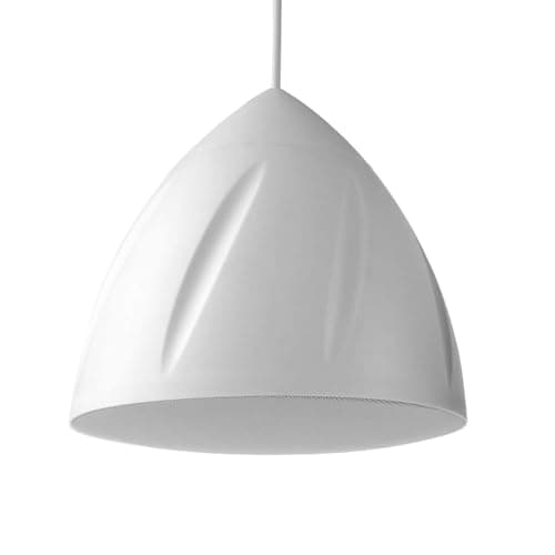 Image of PD PDS40W 30W Pendant Speaker - White Hanging Loudspeaker for Commercial and Retail Spaces | Discreet Ceiling Mount Design with Powerful Audio | Ideal for Background Music and Paging Systems