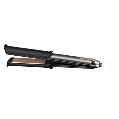 Image of Remington ONE Straight & Curl Styler - Hair Straightener & Curling Wand in One Easy Styling Tool, FlexiCovers switch between straight/curl mode, Heats up in 20seconds, 5 settings 150-230°C, S6077