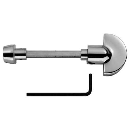Image of EuroArt Spare Turn & Release Bathroom Door Lock Thumbturn and Emergency Release Replacement Set (Standard 67mm Spindle, Polished Chrome, 5mm Spindle)