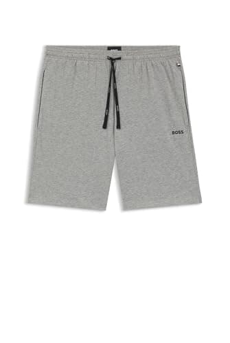 Image of BOSS Mens Mix&Match Short CW Embroidered-Logo Shorts in Stretch Cotton