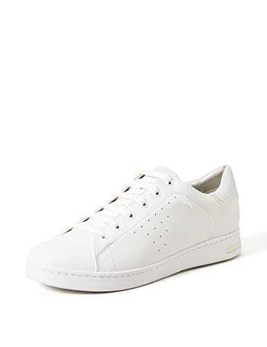 Image of Geox Women's D Jaysen Sneakers, White, 7.5 UK