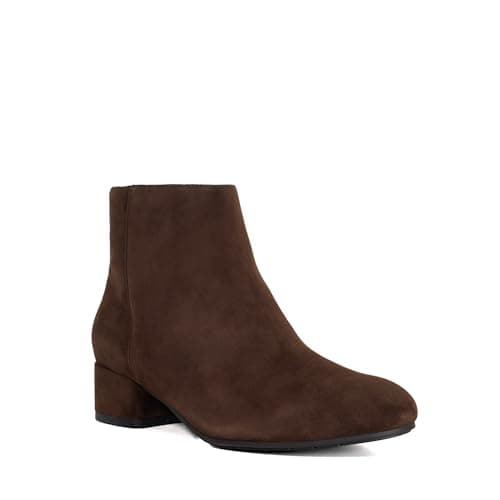 Image of Dune London Ladies PIPPIE Wide Fit Ankle Boots Size UK 6 Suede