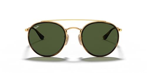 Image of Ray-Ban Unisex's Rb 3647N Sunglasses, Gold, 51