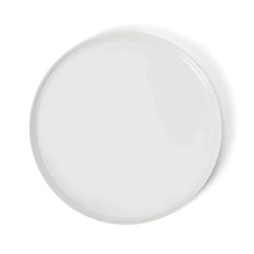 Image of Berndorf 26cm White Porcelain Dinner Plates Set of 2 - Elegant White Dinner Plates for Dining - Compatible with Side Plates