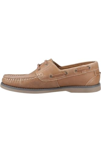 Image of Hush Puppies Men's Wilson Boat Shoe, Tan, 9 UK