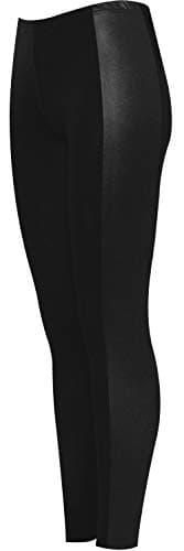 Image of WearAll Women's Print Side Stripe High Waist Leggings Ladies Animal Wet Look Tartan - Wet Look - 12-14