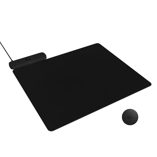 Image of Logitech G POWERPLAY 2 Wireless Charging Mouse Pad for Compatible Gaming Mice, 34.5 X 28.4 cm (13.5 x 11.2 inches), 3.5 mm Height, for PC/Mac - Black