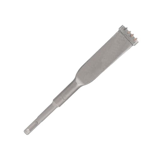Image of SDS Plus Brick Removal Chisel, Comb SDS Chisel for Tile Concrete Corner Stone, Carbide-Tipped Heat-Treated Flat Blade, for Brick Removal, Cavity Inspection and Mortar Work Tile Remover Tool (25 cm)