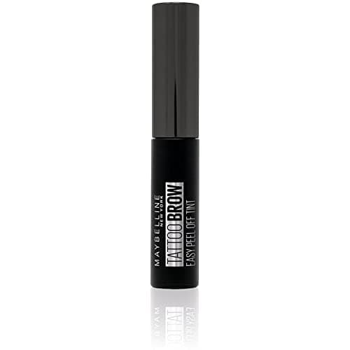 Image of Maybelline Brow Tint Gel, Tattoo Brow Peel Off Eyebrow Gel Tint Makeup, Semi-Permanent Colour, Waterproof, Lasts up to 3 Days, Maybelline New York, Colour: Black Brown