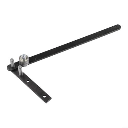 Image of Manual Rod Bender for 1mm-6mm Aluminium Wire Former and Copper Core, Stainless Steel Metal Bar Bending Tool with 340mm Handle for Workbench Flat Round Square Stock