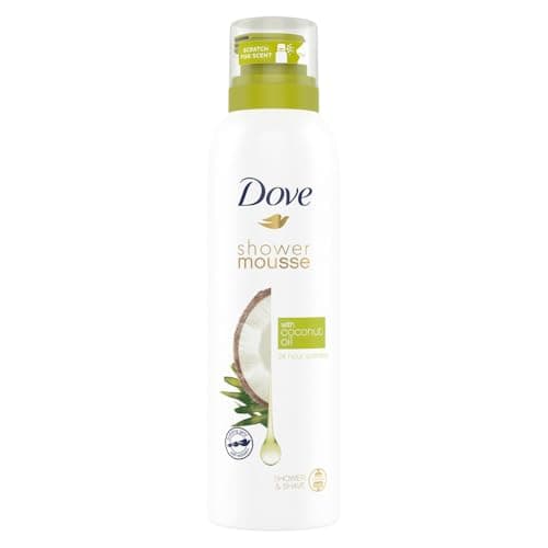 Image of Dove Shower Gel Mousse with Coconut Oil Gourmet and Exotic Fragrance Dermatologically Tested Formula 200 ml